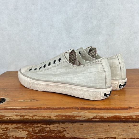 John Varvatos Gray Bootleg Vulcanized Sneakers - Picture 3 of 9